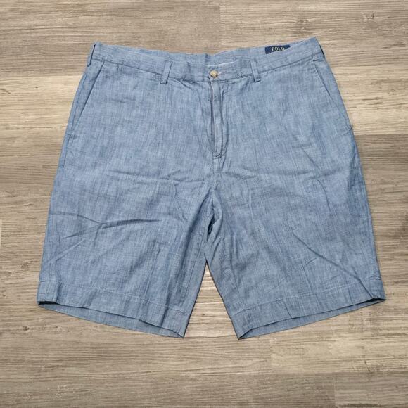 Polo Ralph Lauren Blue Classic Fit Shorts - Picture 1 of 7